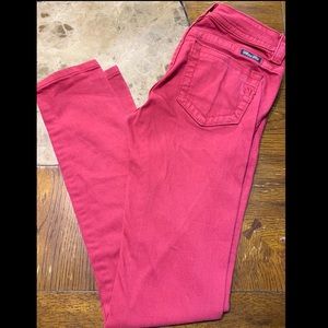 🎉 Red Miss Me Skinny Jeans